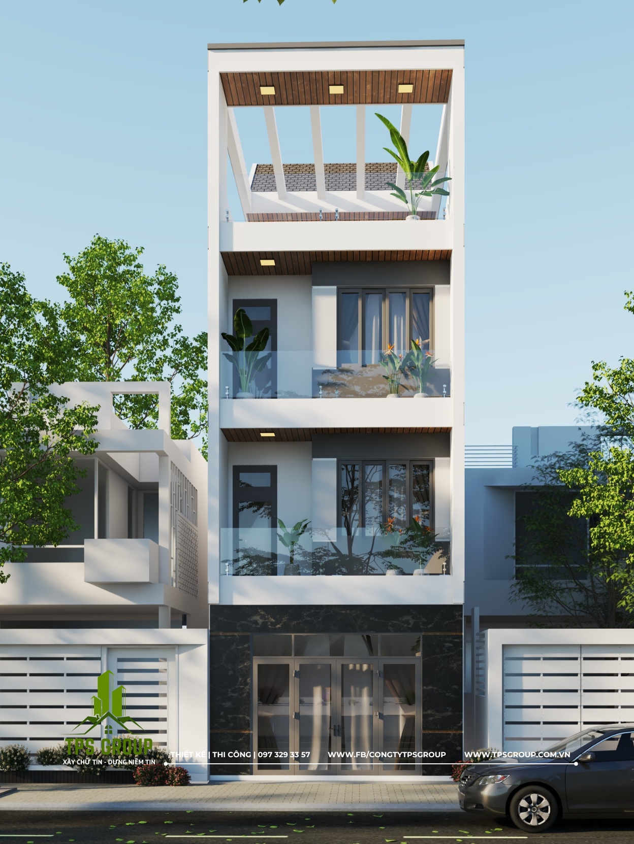 Bình’s House – Nhà Phố 1 Trệt 2 Lầu Hiện Đại Tại Dĩ An 