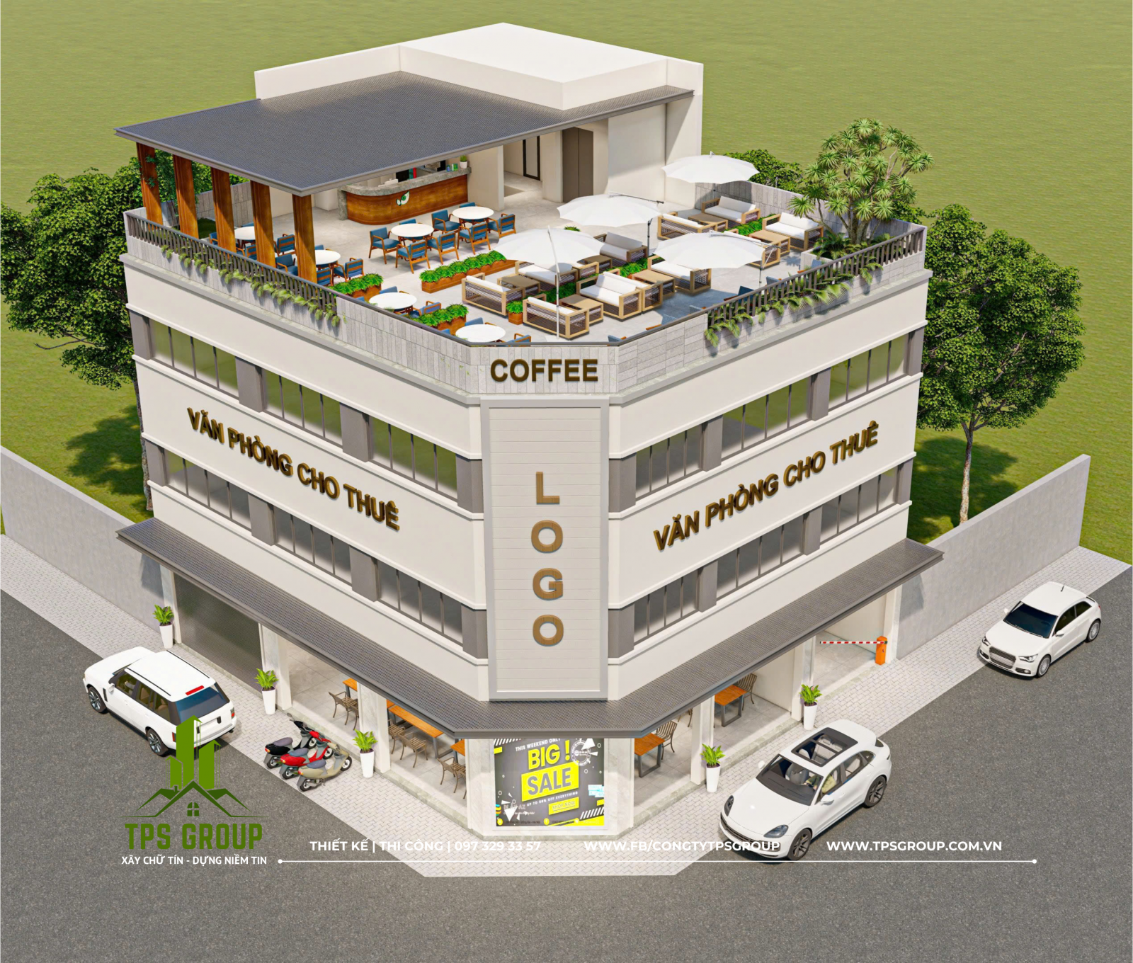 Thiết Kế Thi Công Văn Phòng TP Food – Giải Pháp Không Gian Hiệu Quả Từ Tps Group